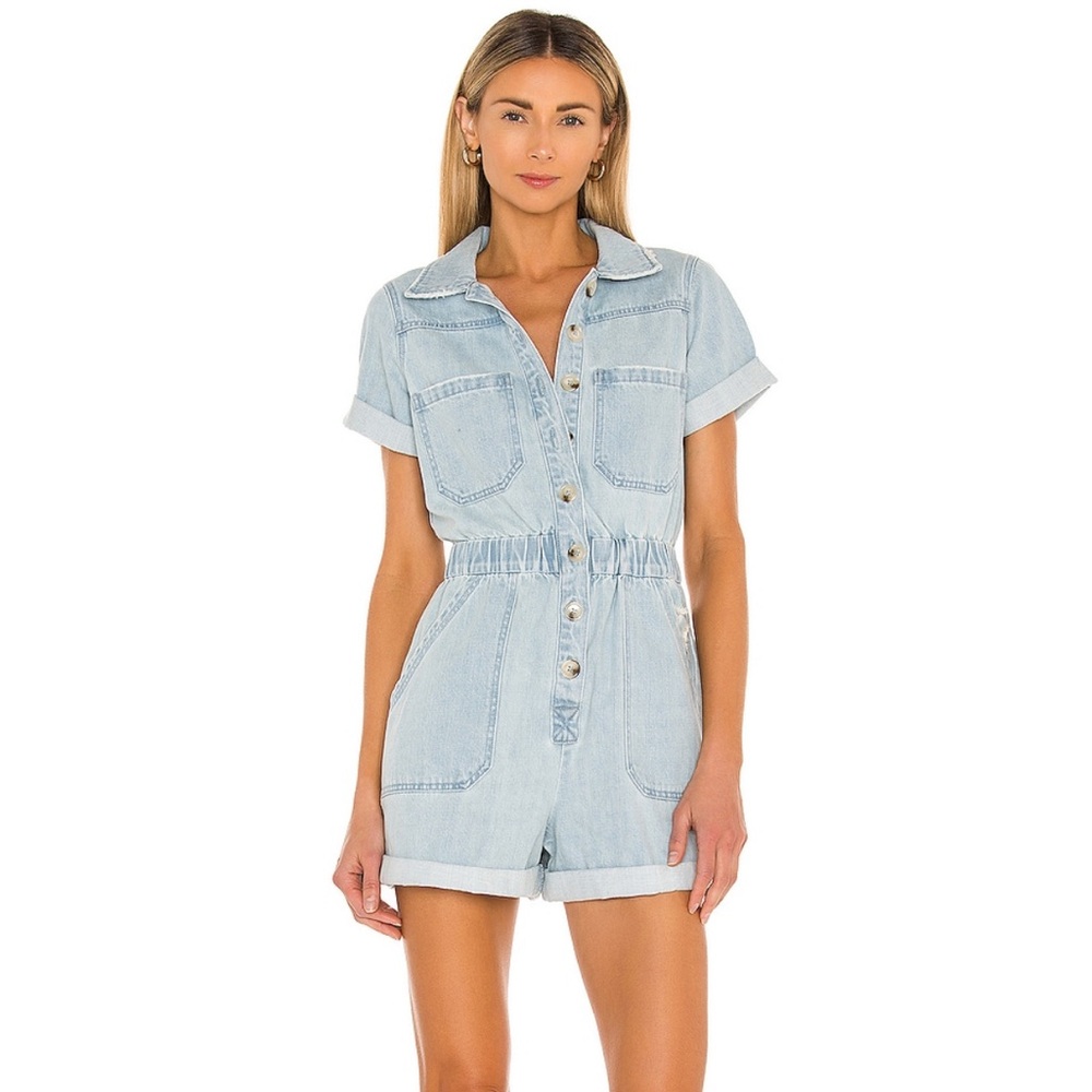 Show Me Your Mumu Cannon Romper in Dockside